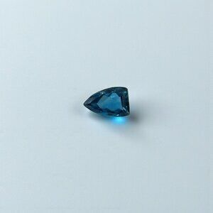 5.15 Carat Elongated Triangular London Blue Topaz - Live Show Listing